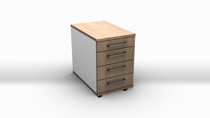 Schnepel Office | Rollcontainer mit 3 Schubladen und 1 Utensilienauszug